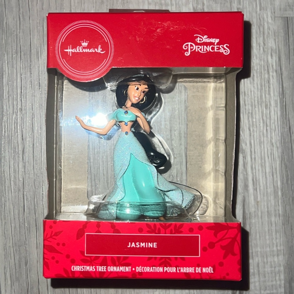 Disney Princess Jasmine Teal Ornament